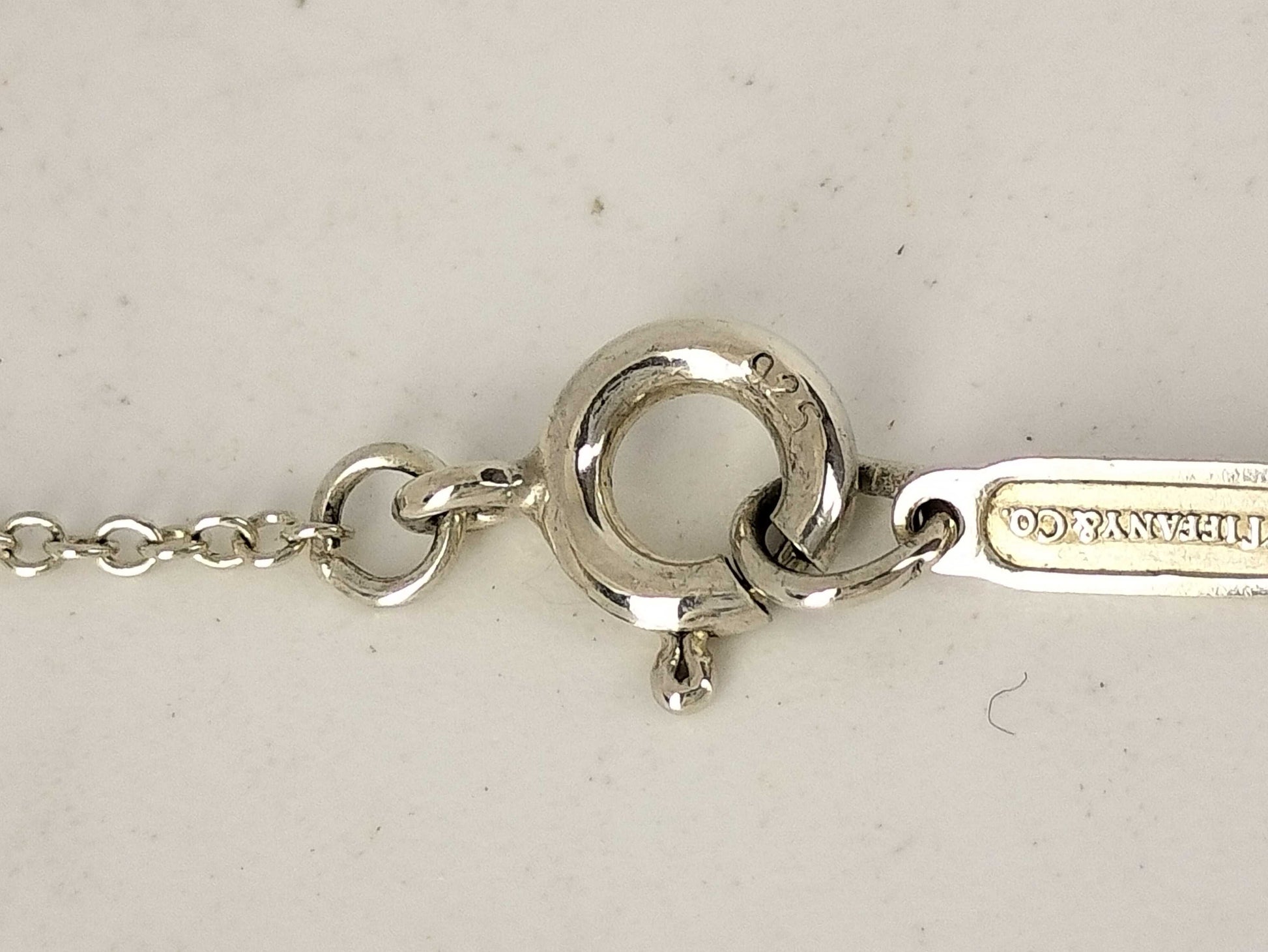 Tiffany & Co. Ribbon Necklace, SV925, 2.1g, 40cm