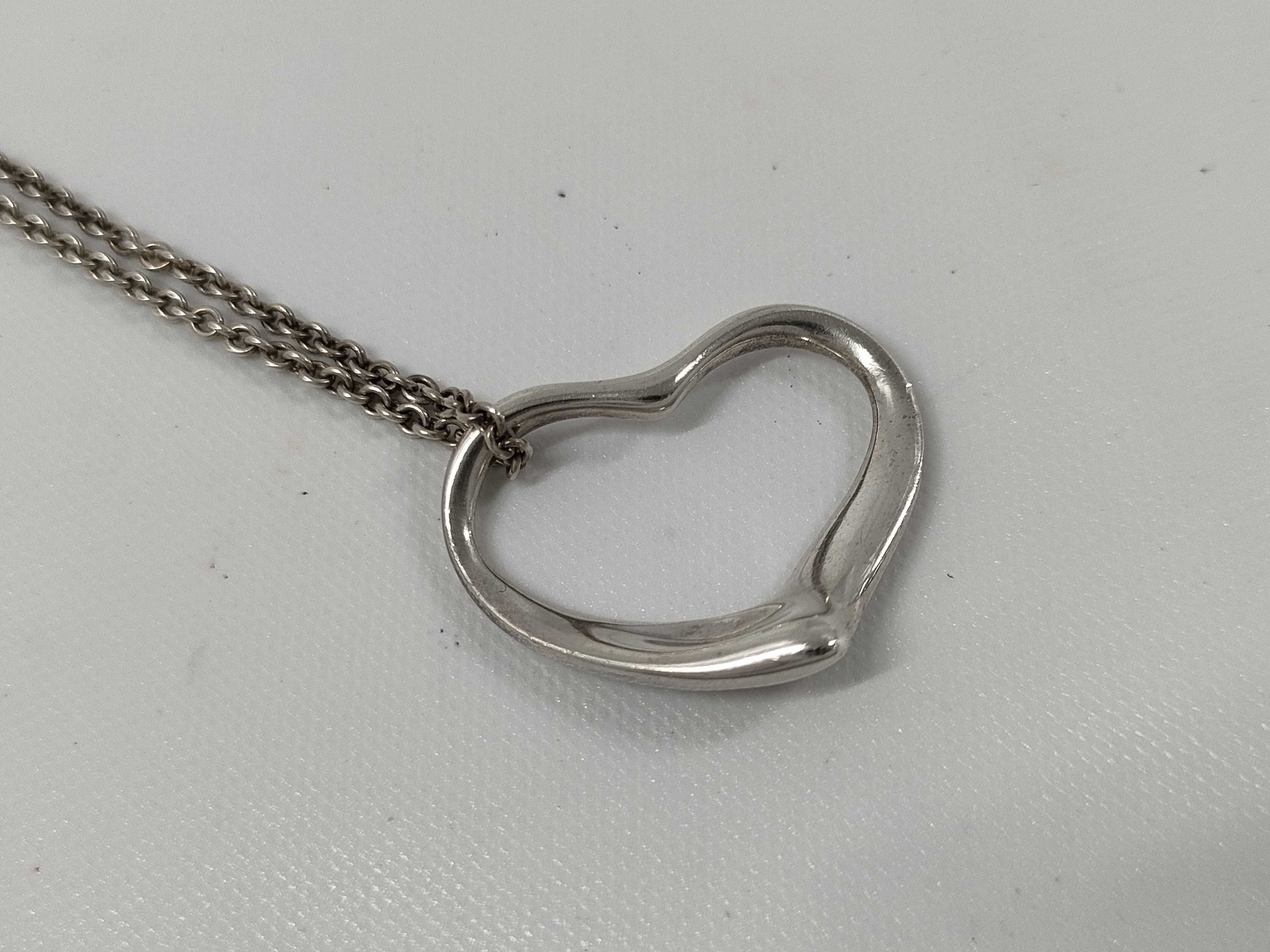 Tiffany & Co. Open Heart Necklace 925 Necklace