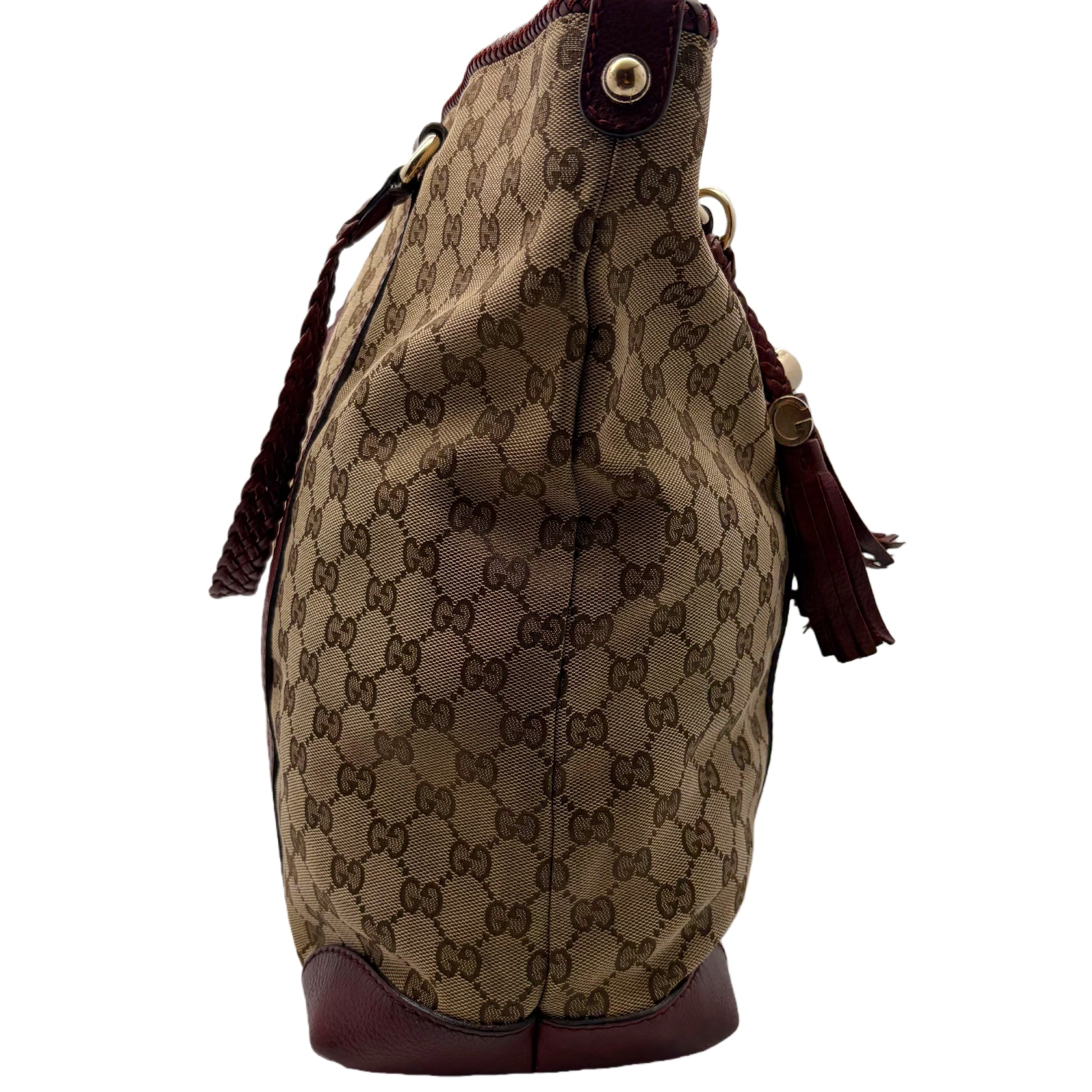 GUCCI GG Canvas Gucci Micro Guccissima Tote Bag