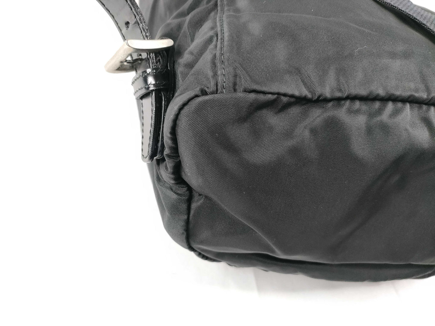 PRADA Nylon Prada Backpack Black Nylon Single Pocket Backpack