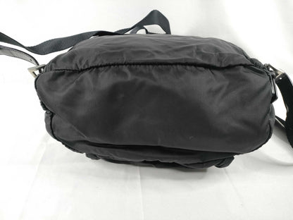 PRADA Nylon Prada Backpack Black Nylon Single Pocket Backpack