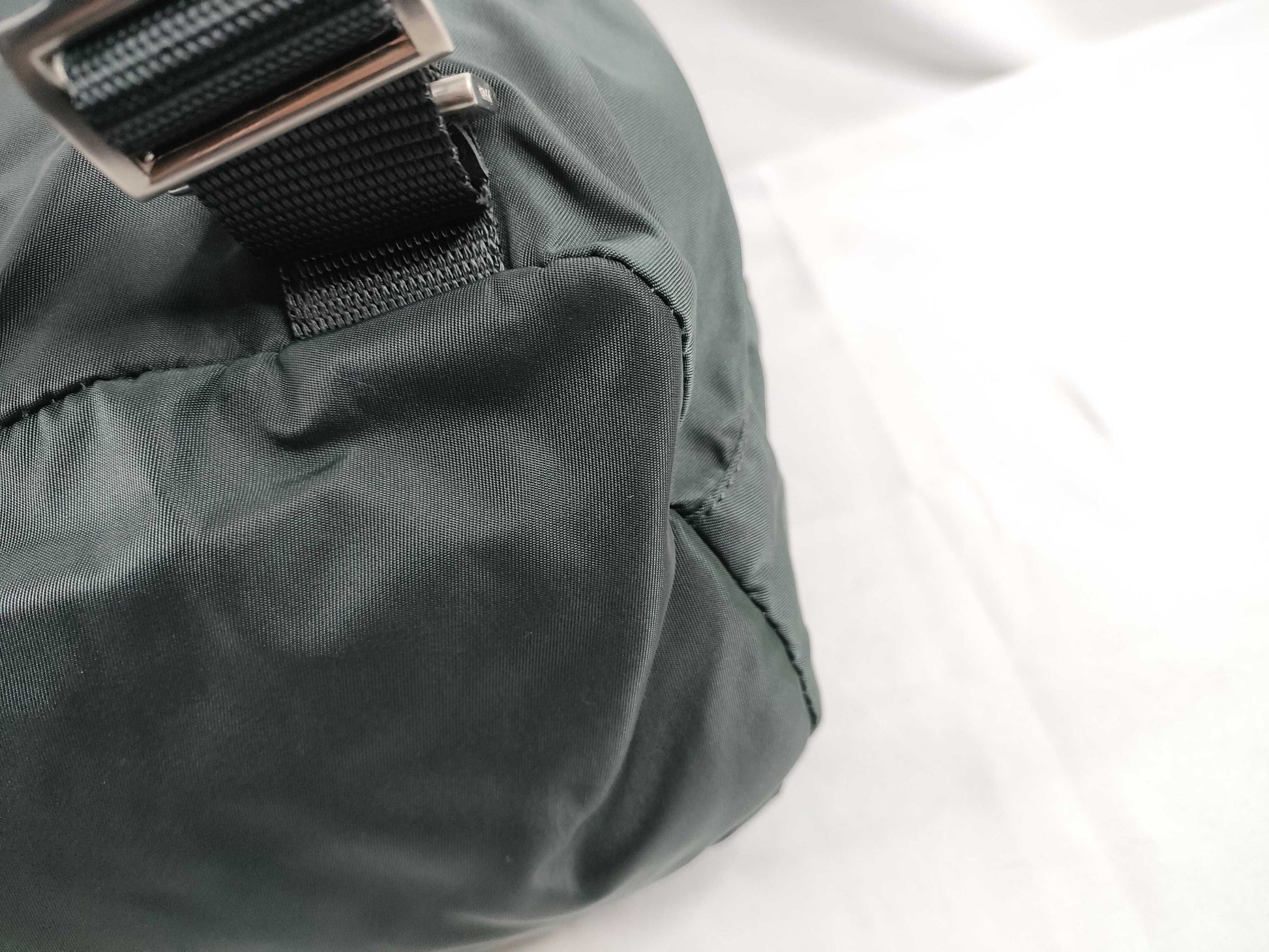 PRADA Nylon Prada Backpack Khaki