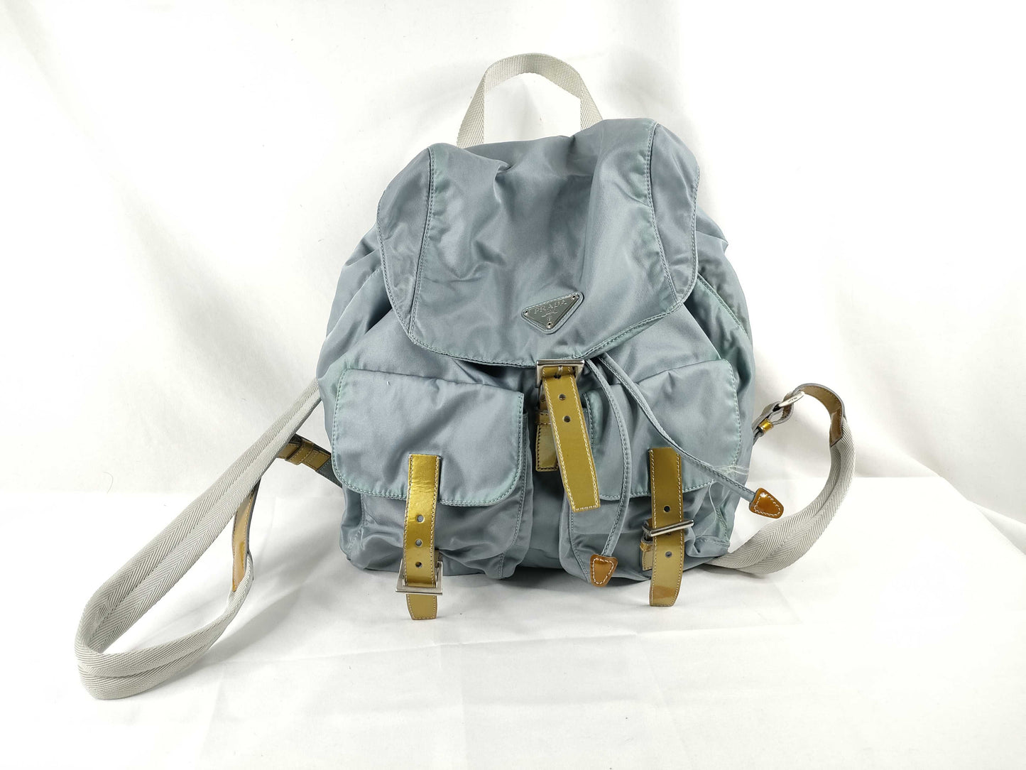 PRADA Nylon Prada Backpack Blue Backpack