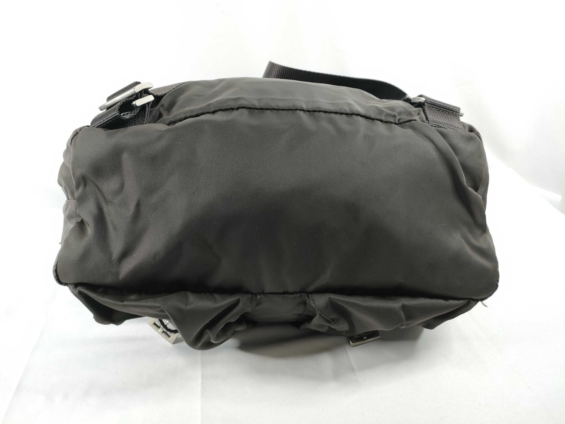 PRADA Nylon Prada Backpack Brown Backpack