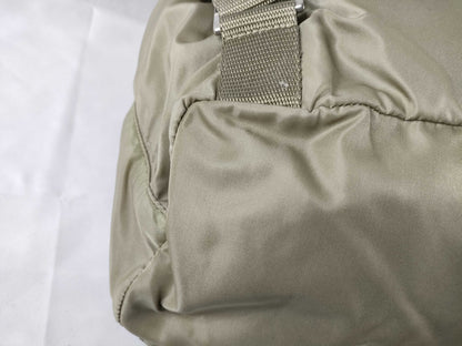 PRADA Nylon Prada Backpack Beige