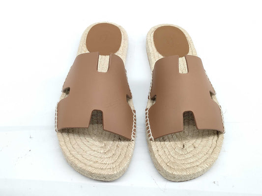 HERMES Men's Sandals Size 42, Unused