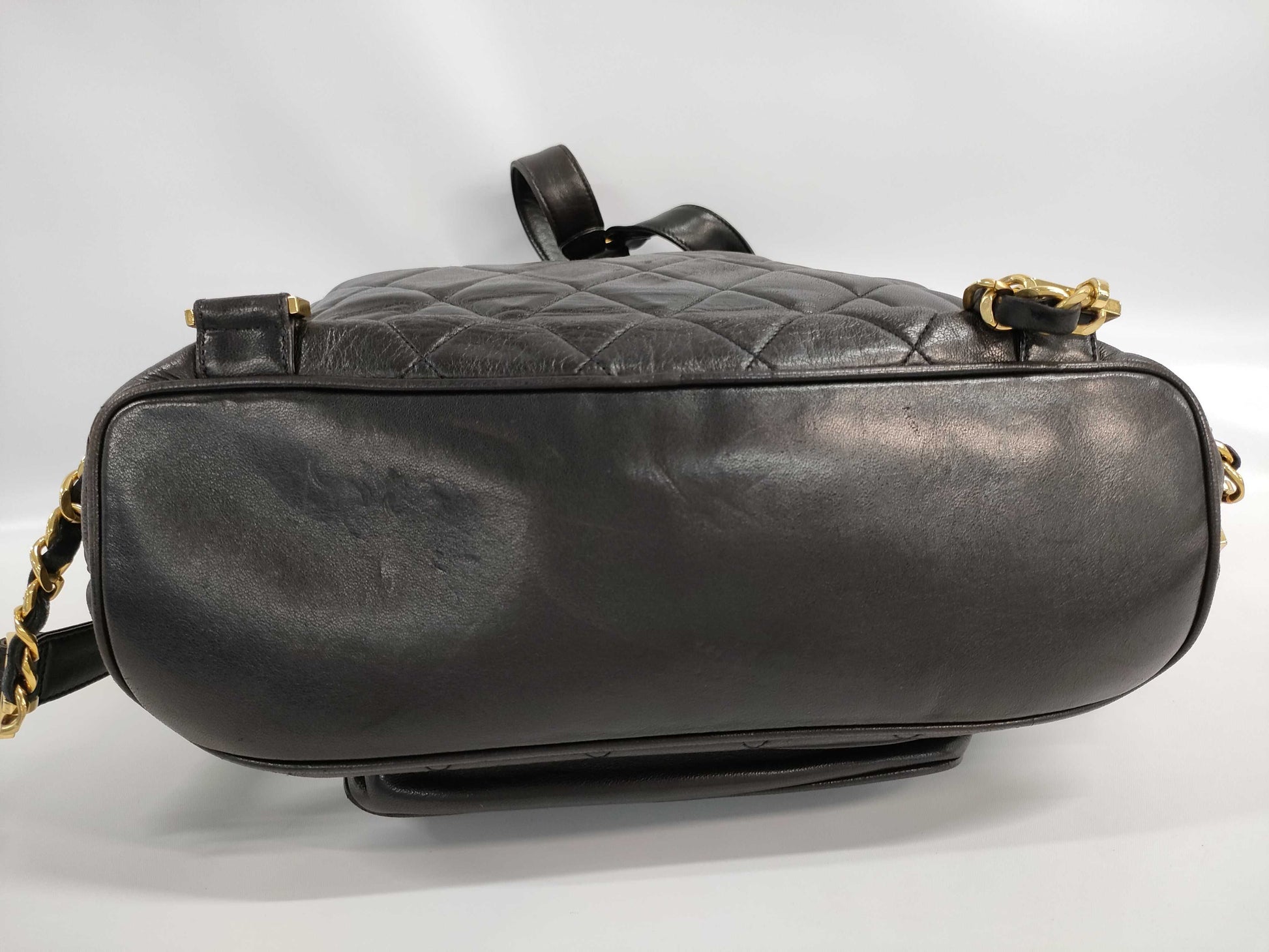 CHANEL Lamb Coco Mark Backpack