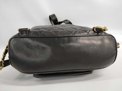 CHANEL Lamb Coco Mark Backpack