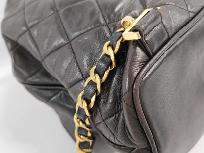 CHANEL Lamb Coco Mark Backpack