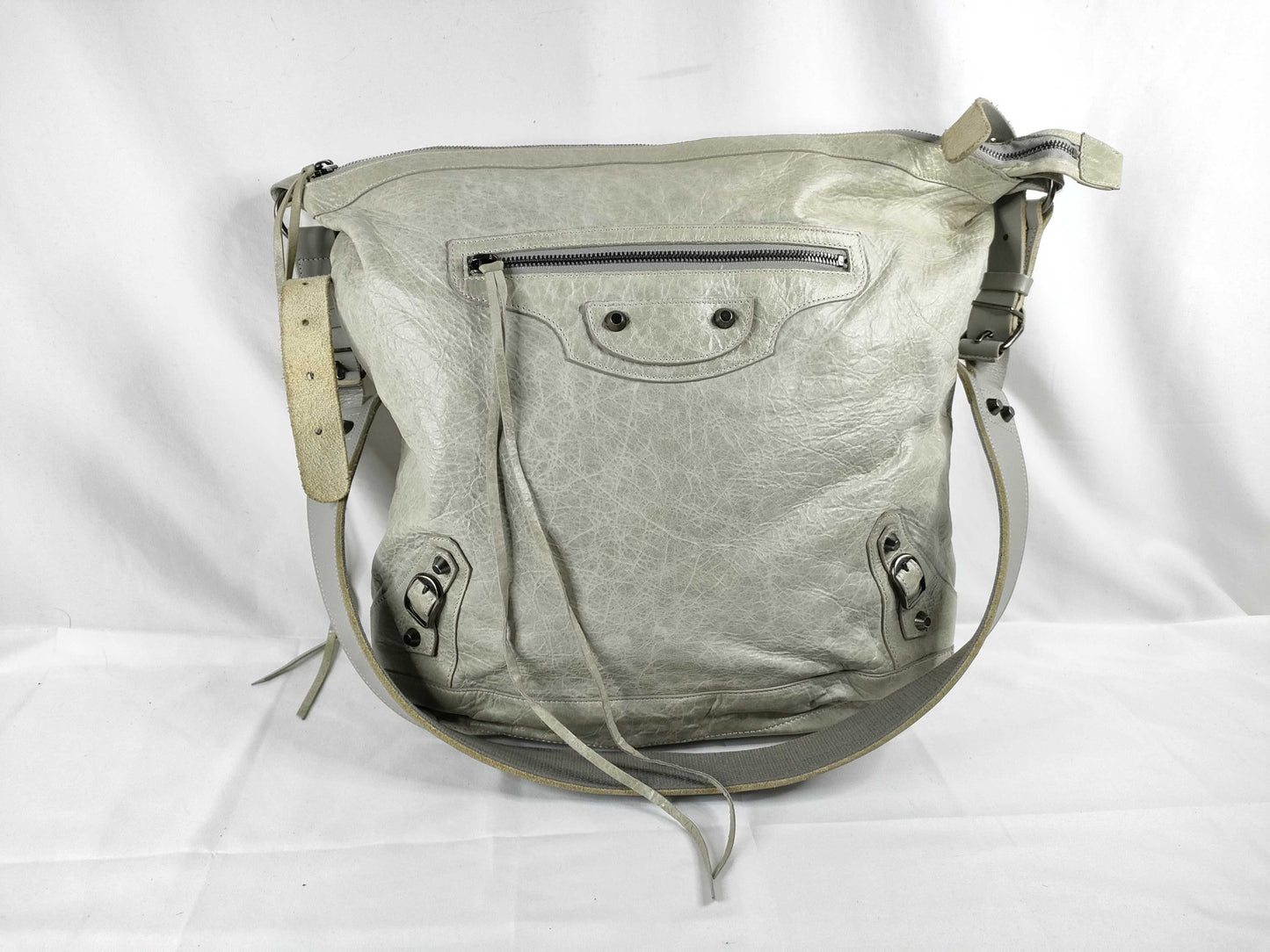 BALENCIAGA Gray Shoulder Bag