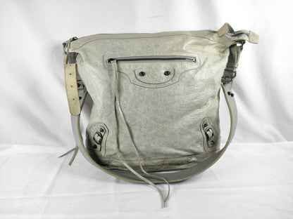 BALENCIAGA Gray Shoulder Bag