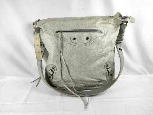 BALENCIAGA Gray Shoulder Bag