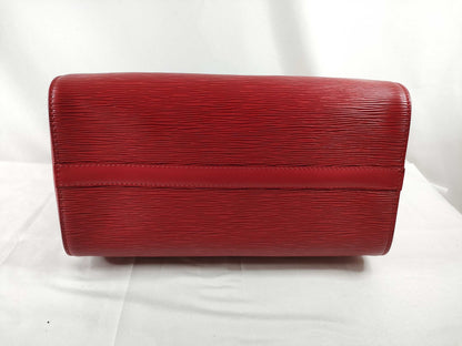 LOUIS VUITTON Epi Louis Vuitton Speedy Epi Red Handbag