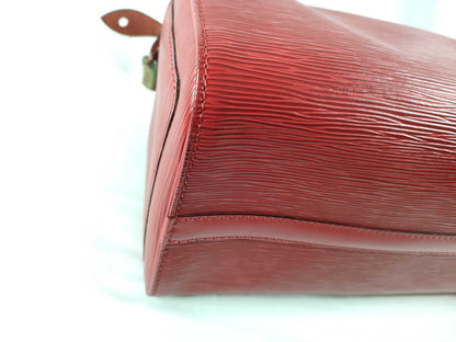 LOUIS VUITTON Epi Louis Vuitton Speedy Epi Red Handbag
