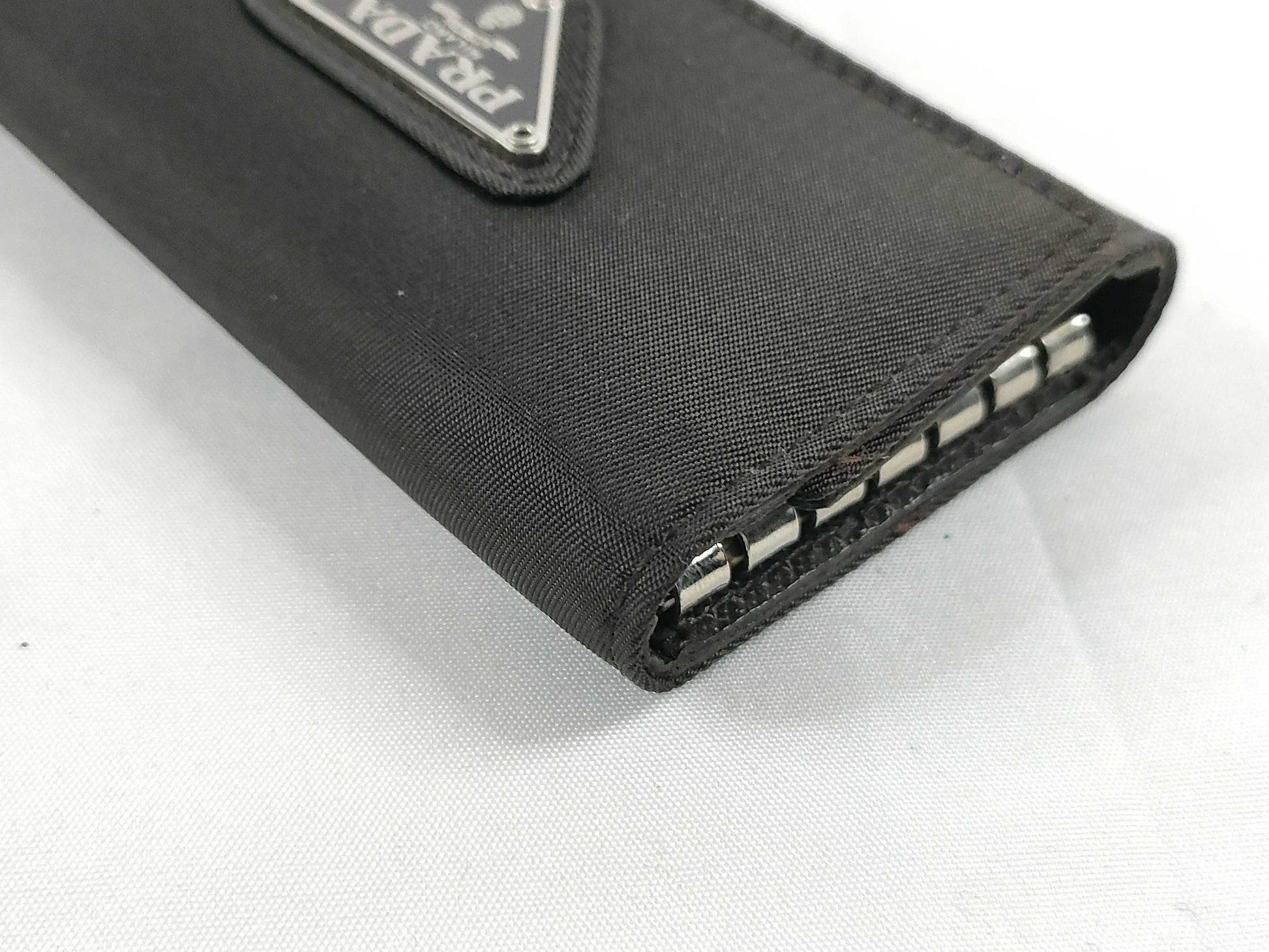 PRADA Nylon Prada Wallet and Key Case Set Wallet