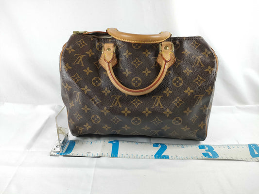 LOUIS VUITTON Monogram Speedy 30 Handbag
