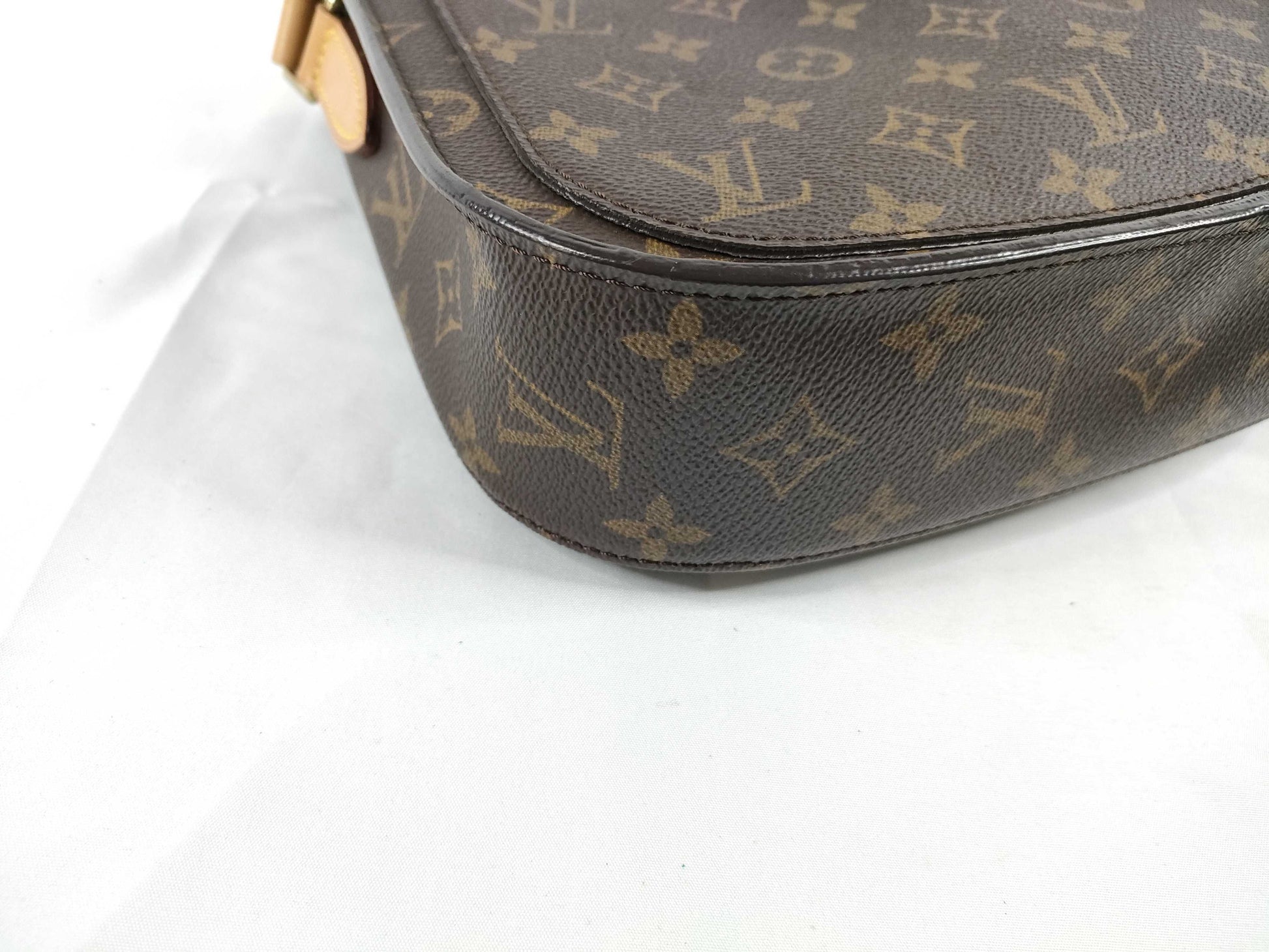 LOUIS VUITTON Monogram Saint-Cloud GM Shoulder Bag