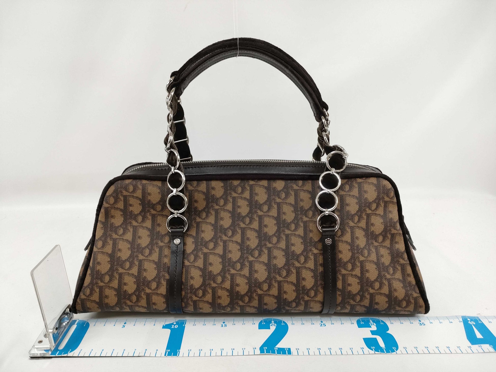 Dior Trotter Romantic Line Dark Brown Handbag