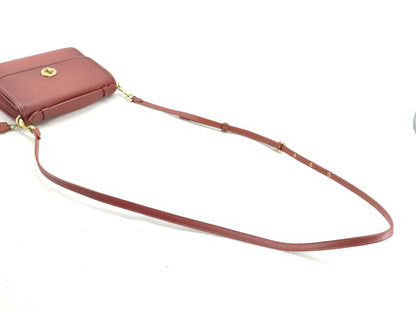 COACH C3486 2-Way Shoulder Bag, Brown Calfskin, Handbag