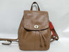COACH F24385 Backpack Calfskin Camel Backpack