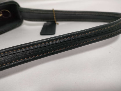 COACH 9309 Semi-Shoulder Bag in Black Calfskin