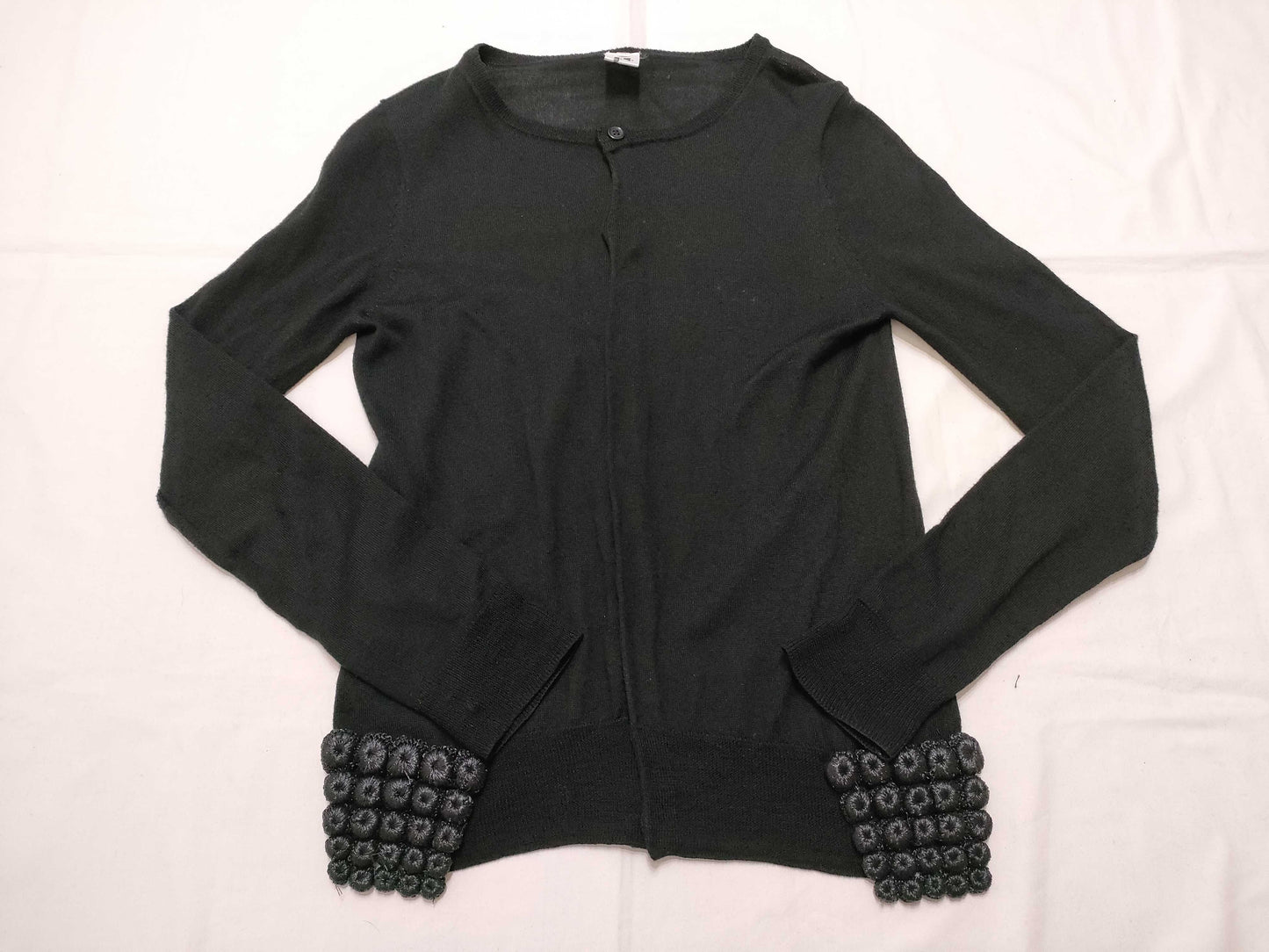 COMME des GARÇONS noir kei ninomiya COMME des GARÇONS cardigan, wool and silk, noir kei ninomiya, Comme des Garçons AD2014 cardigan