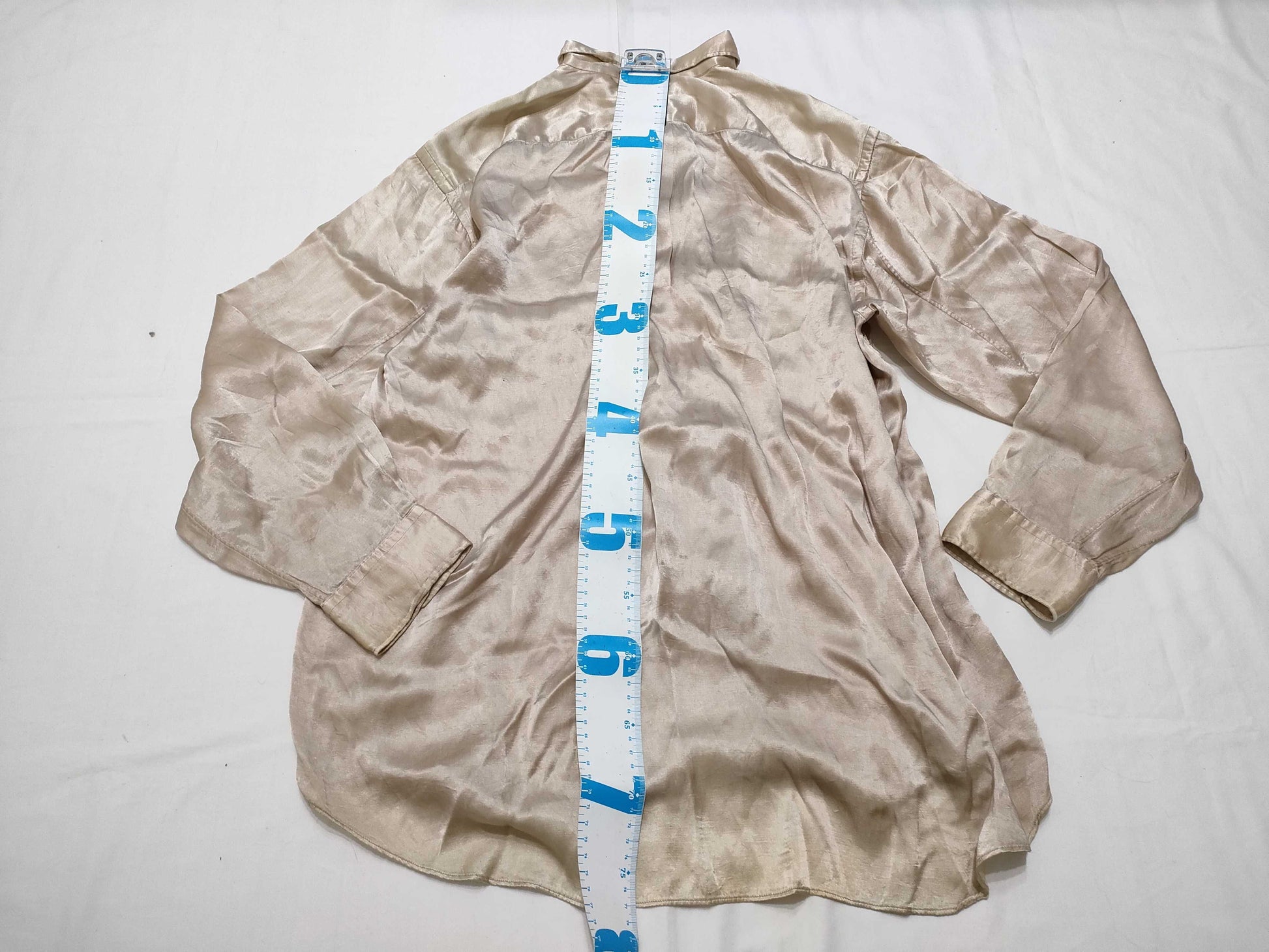 COMME des GARCONS SHIRT 90s-00s Comme des Garçons Shirt Rayon Acetate Zip Shirt