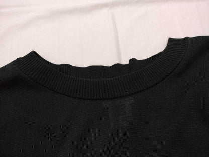 COMME des GARÇONS noir kei ninomiya COMME des GARÇONS 100% Silk Knit Top AD2020