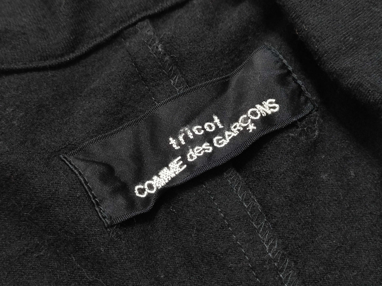 COMME des GARCONS tricot COMME des GARCONS 80s AD1988 modified jacket tricot COMME des GARCONS wool jacket