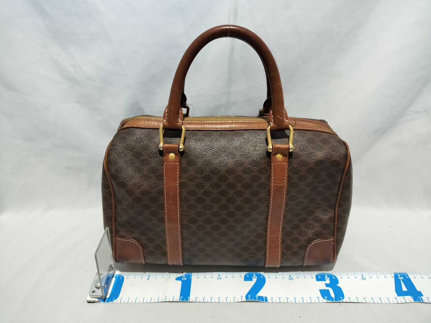 CELINE Macadam handbag, mini Boston bag, vintage handbag