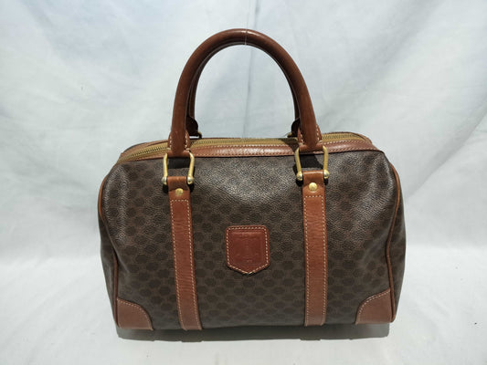 CELINE Macadam handbag, mini Boston bag, vintage handbag