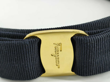 Salvatore Ferragamo Black Headband Hair Accessory