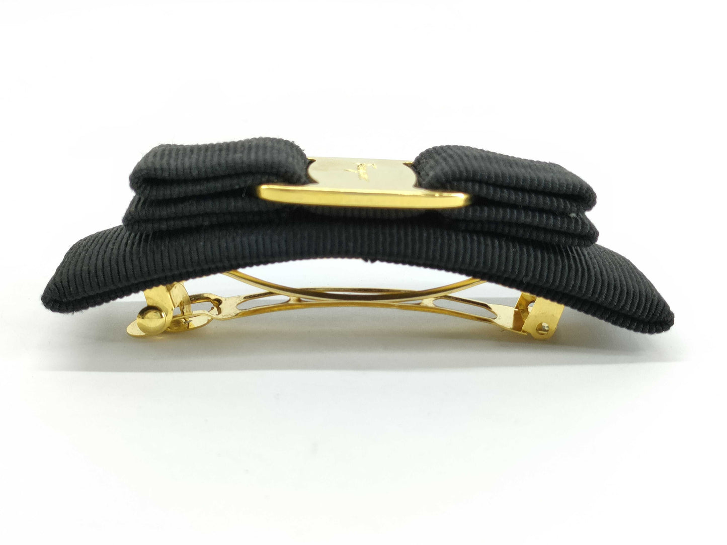 Salvatore Ferragamo Vara Ferragamo Barrette Black Hair Accessory