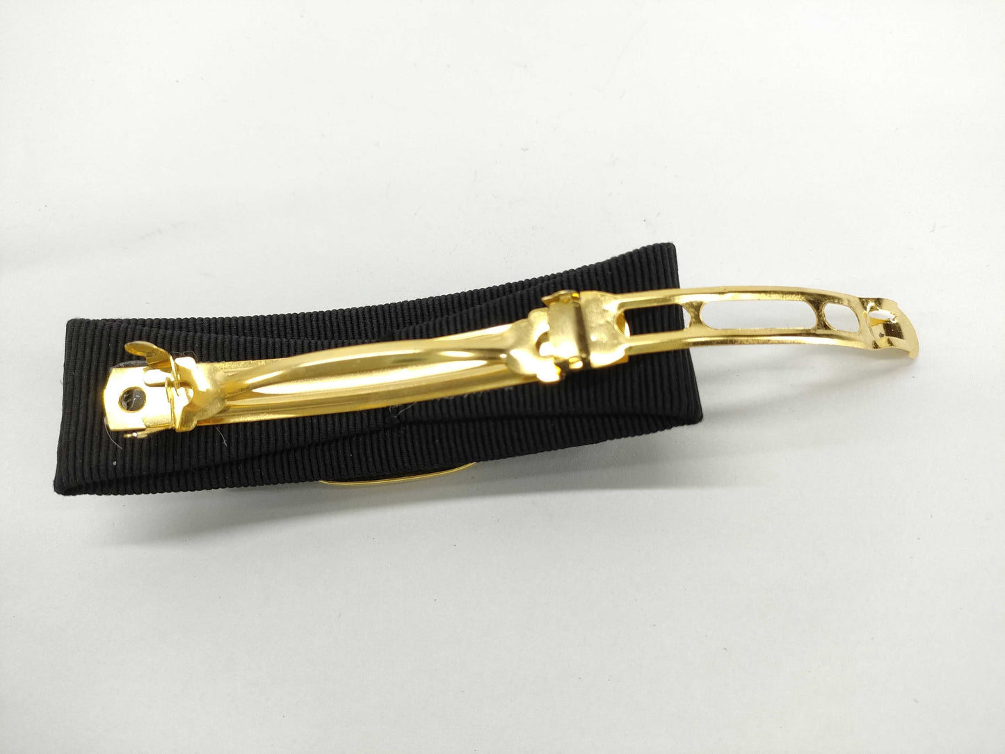 Salvatore Ferragamo Vara Ferragamo Barrette Black Hair Accessory