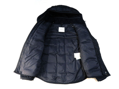 MONCLER RYAN Wool and Nylon Down Jacket, Navy