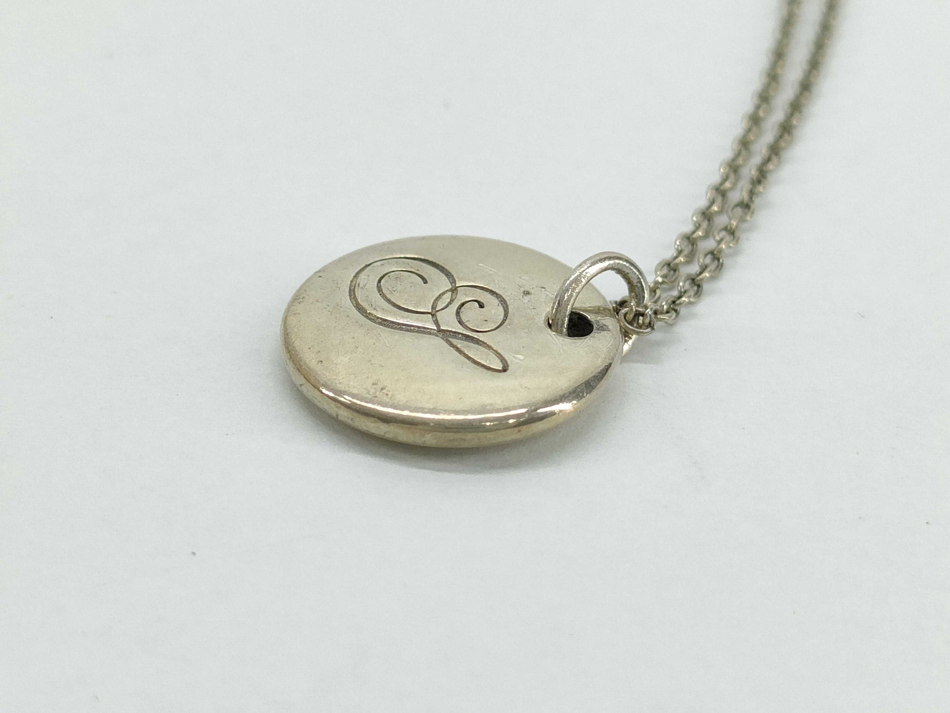 Tiffany & Co. Tiffany Notes Letter Alphabet Necklace, SV925, 3.6g