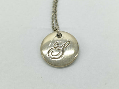 Tiffany & Co. Tiffany Notes Letter Alphabet Necklace, SV925, 3.6g