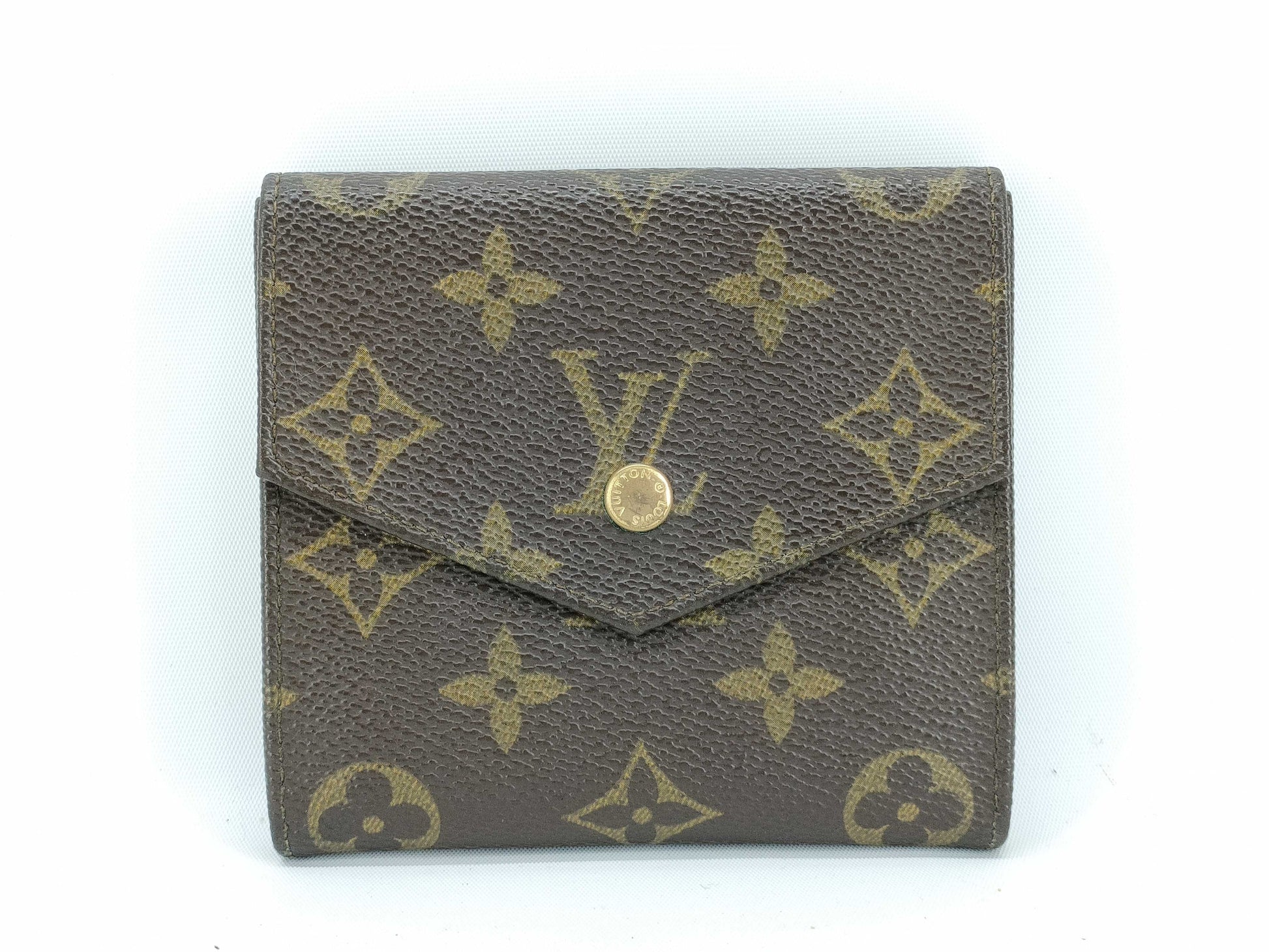 LOUIS VUITTON Monogram Porte Monnaie Bi-E Carte Credit M61652 Wallet with Unknown Serial Number