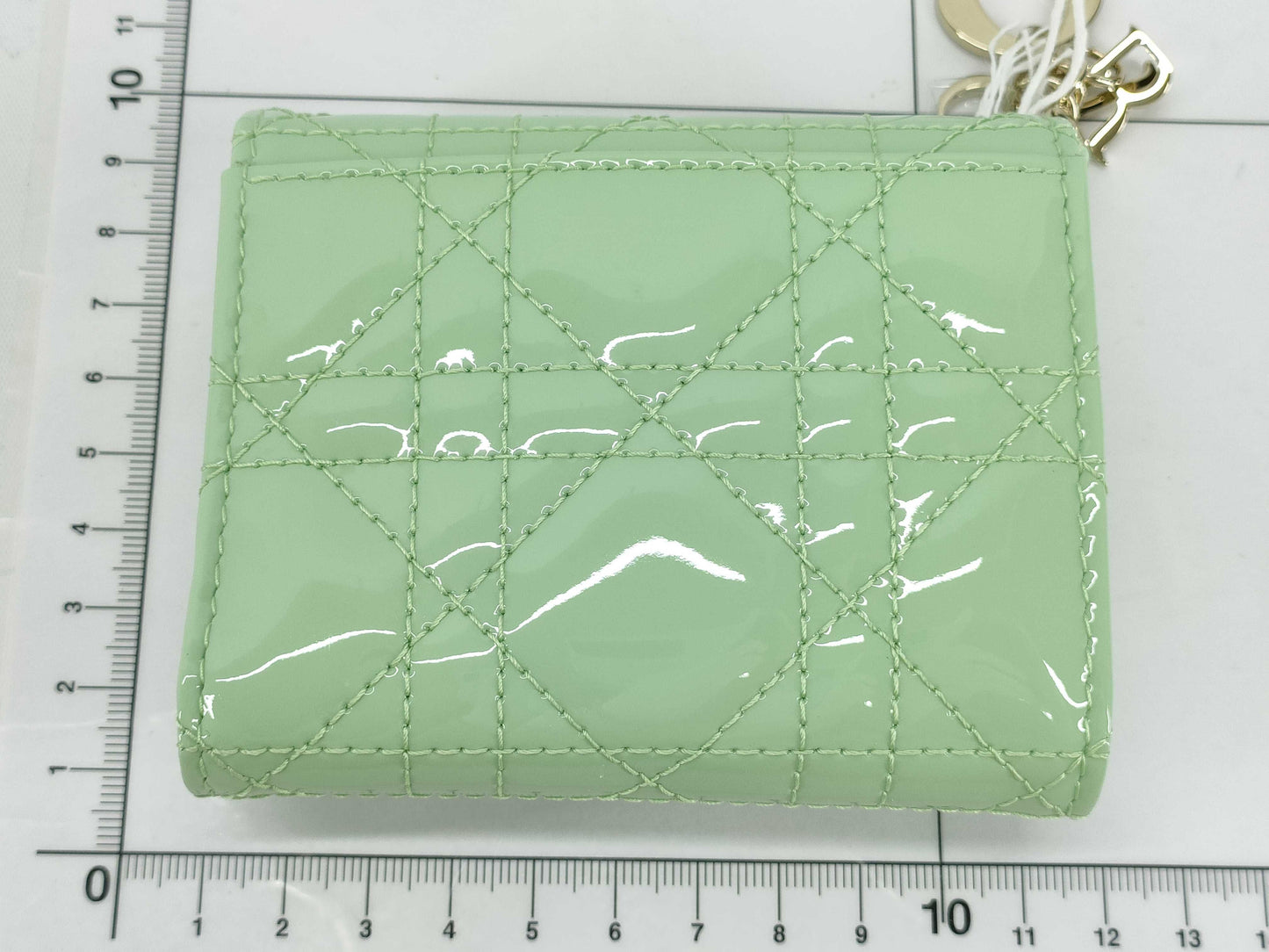Dior Lady Dior Lotus Wallet Green Wallet