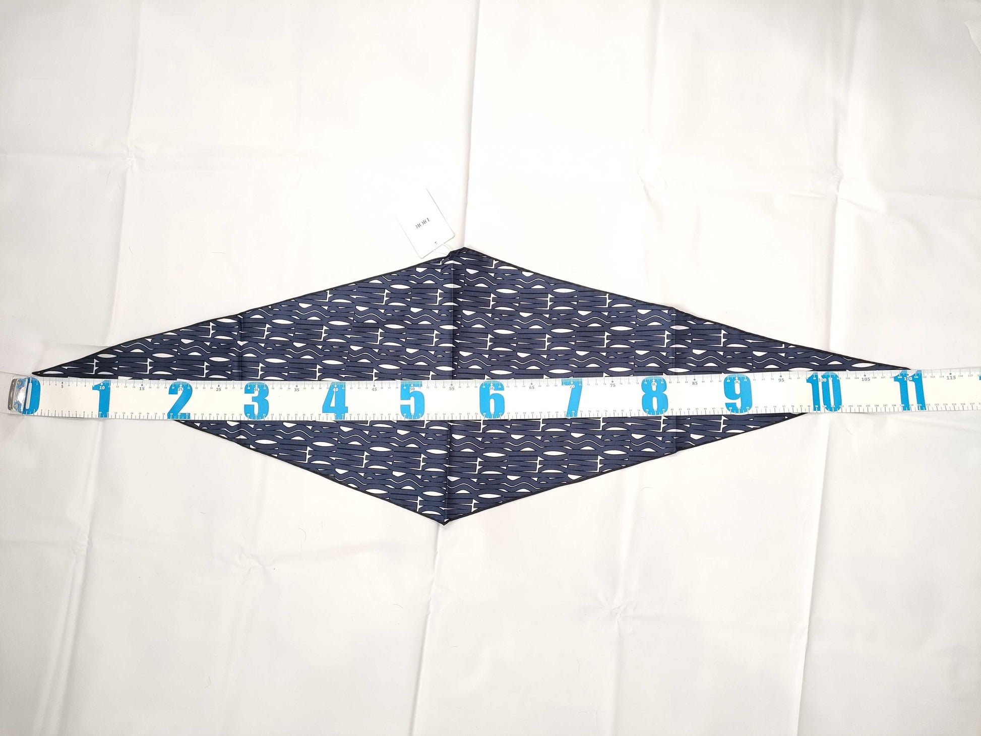 Dior Silk Scarf Blue Scarf