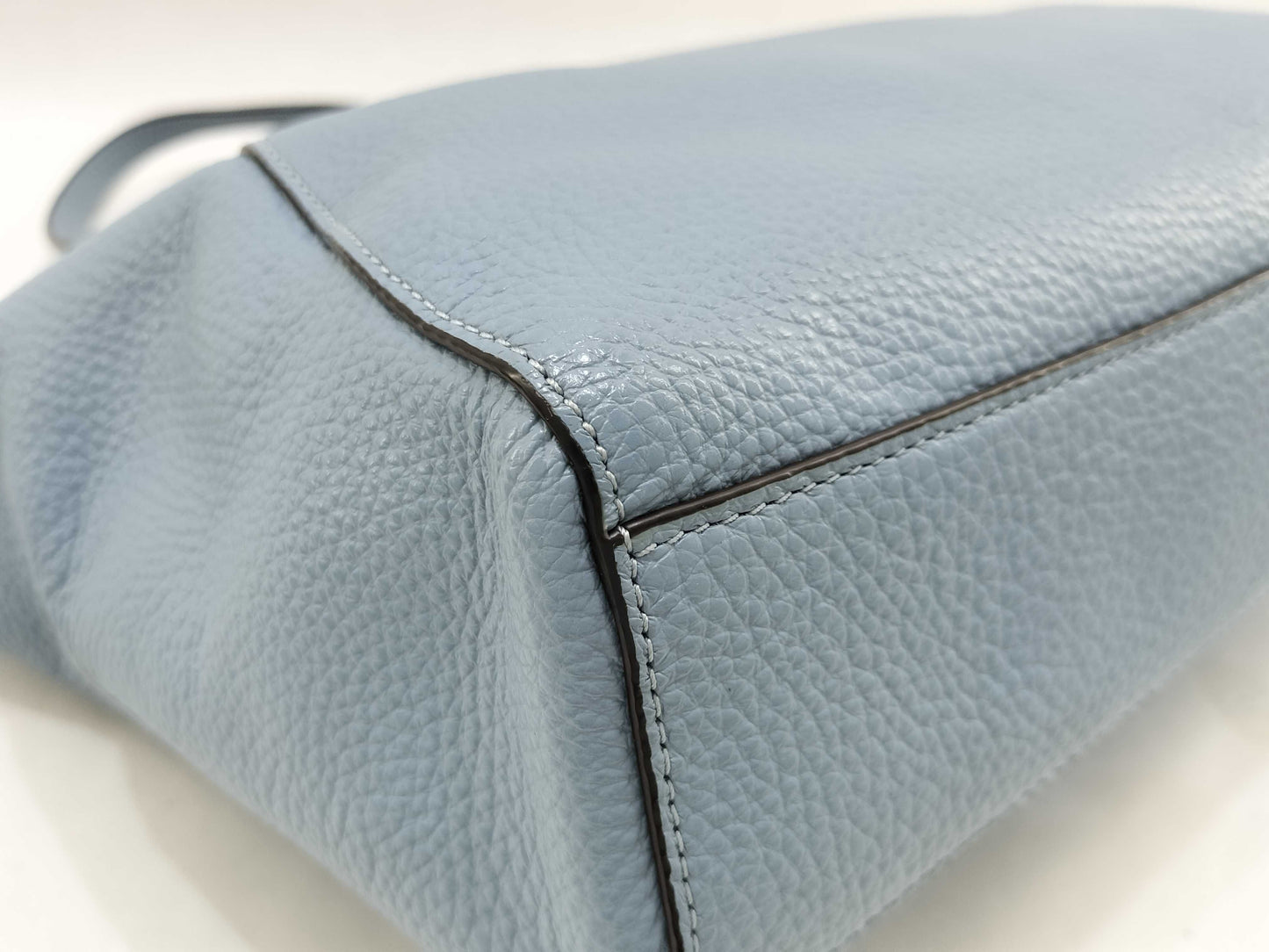 COACH Leather Handbag L1848-F28993 Light Blue Handbag