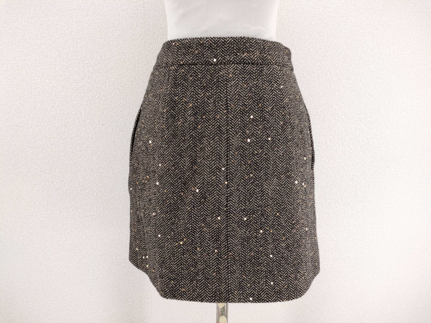 CELINE Skirt with Triomphe Belt and Tags