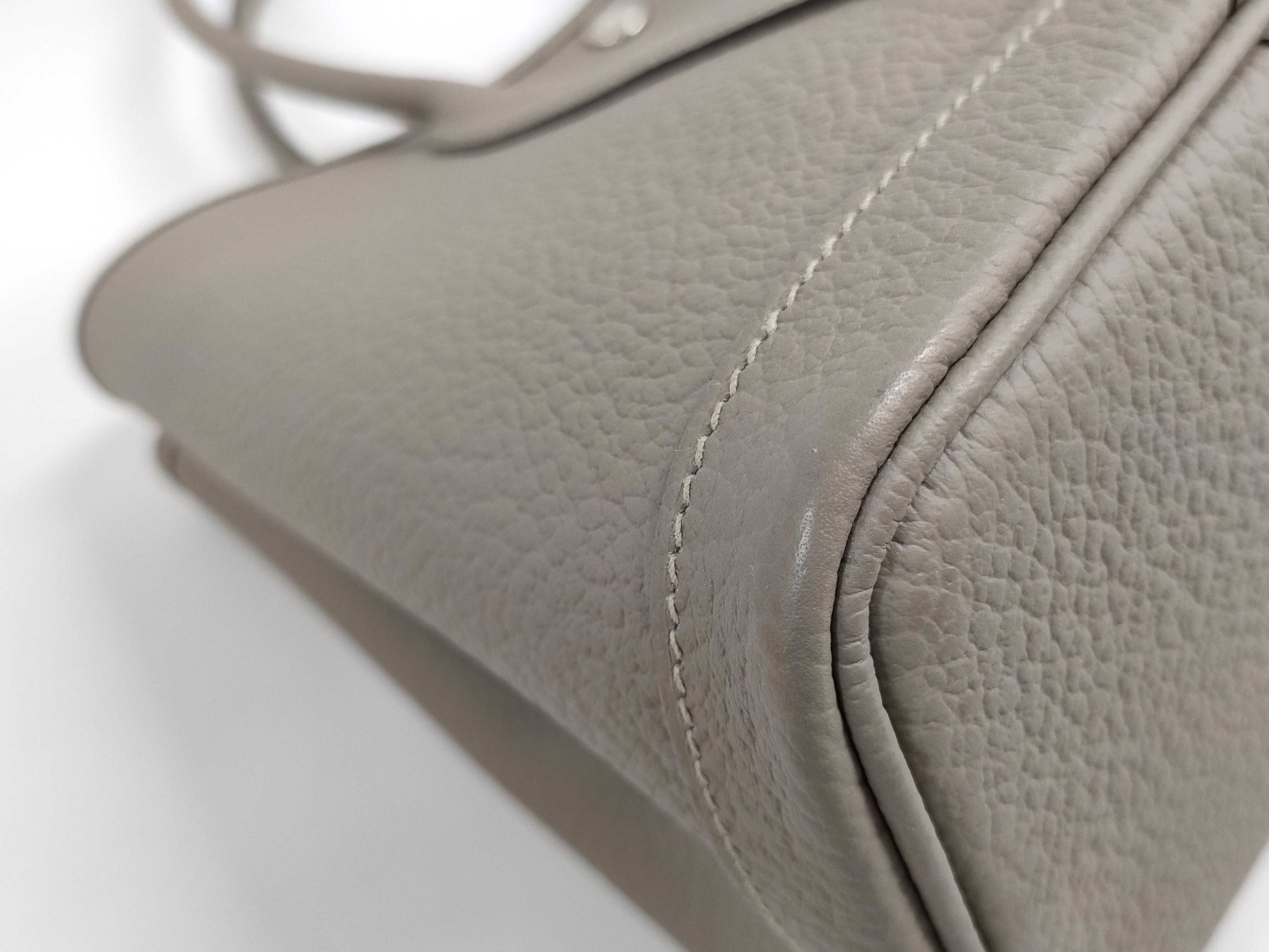 HERMES Garden Party 30 TPM Country Asphalt D Stamped Handbag