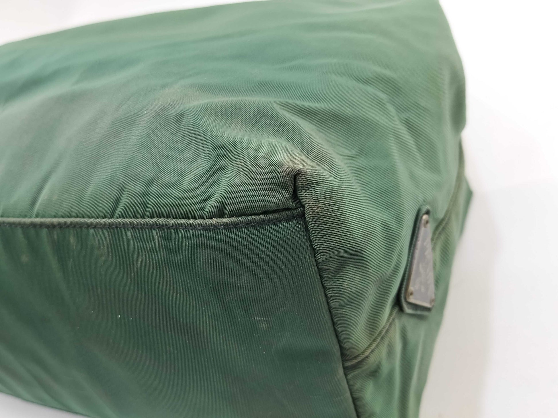 PRADA Nylon Prada Nylon Plastic Hand Tote Bag