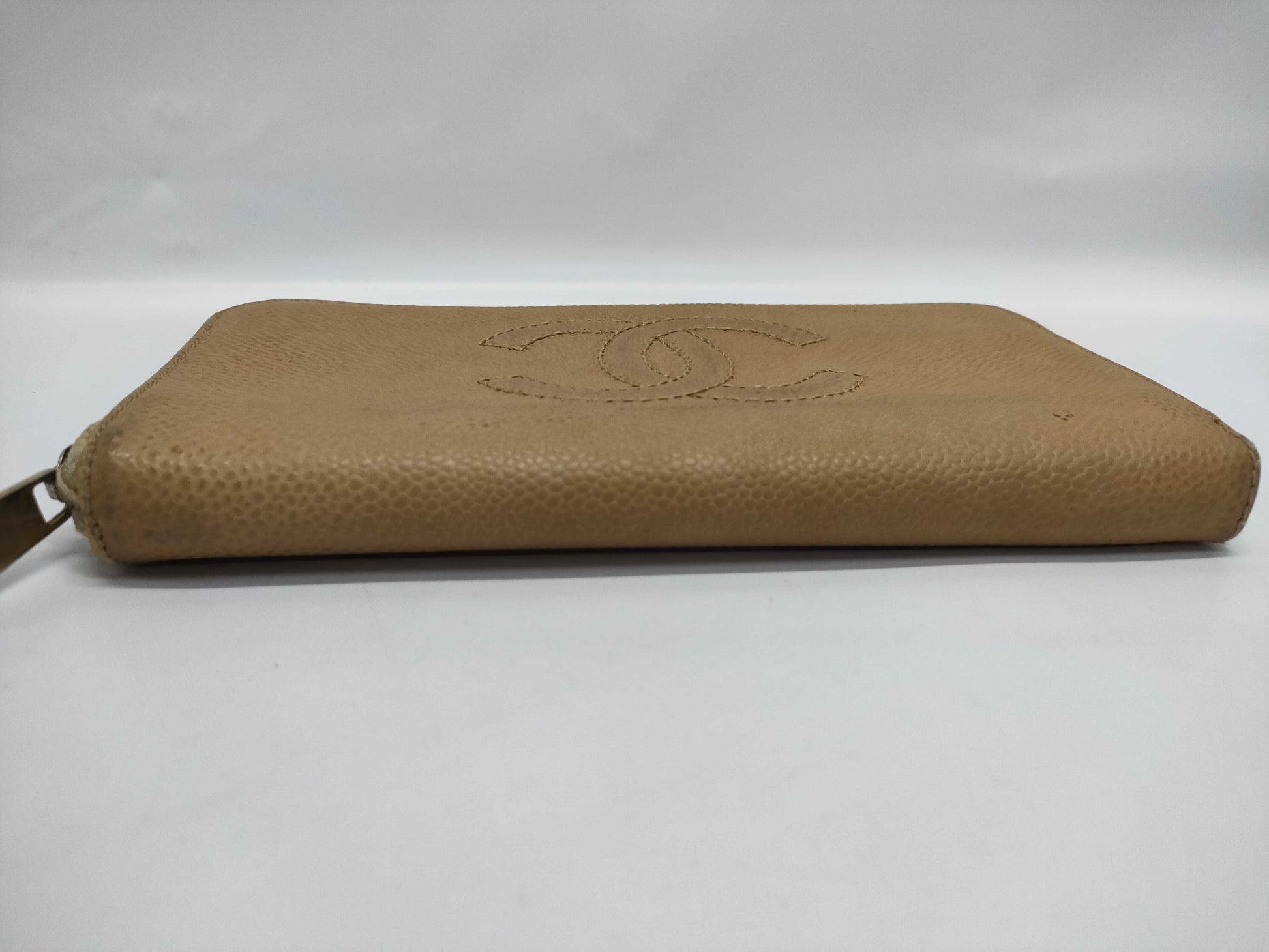 CHANEL Round Wallet Caviar Wallet