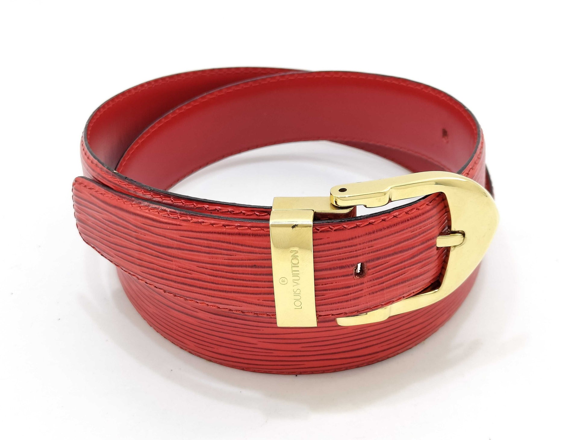 LOUIS VUITTON Epi Leather Belt