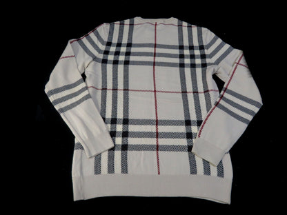 BURBERRY Check Knit Top