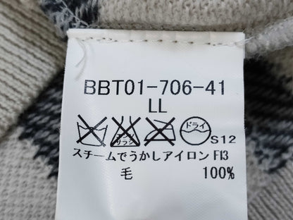 BURBERRY Check Knit Top