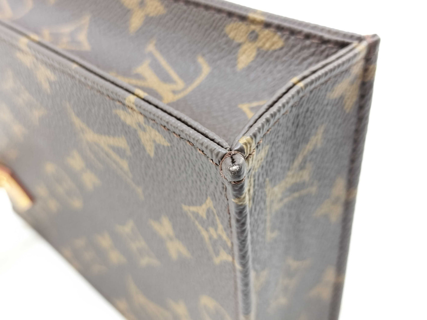 LOUIS VUITTON Monogram Petite Sac Plat M81295 Handbag