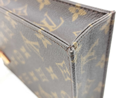 LOUIS VUITTON Monogram Petite Sac Plat M81295 Handbag